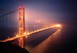 die Brücke von San Francisco entlang