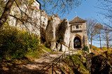 Ruinen des Schlosses von  Karl der Große