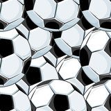 Elegantes Fußballmuster für stilvolle Räume