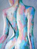 Expressive Silhouette in Pastellfarben