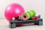 Farbenfrohes Workout-Motiv