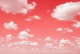Feuriger Himmel mit Wolkenmeer