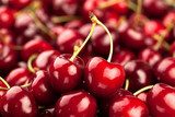 Frische Kirschen Nahaufnahme für die Küche