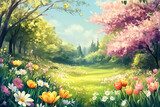 Frühlingserwachen im sanften Licht