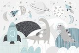 Galaktisches Abenteuer mit Dinos und Raketen