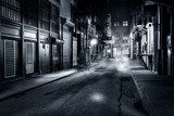 Geisterhafte Stille in der urbanen Nacht