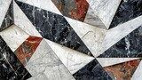 Geometrische Tiefe in Marmorstrukturen