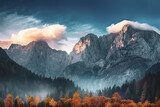 Herbstlicher Bergzauber im Abendlicht