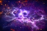 Im Glanz des tiefvioletten Sternenmeers