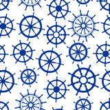 Maritime Harmonie in Blau und Weiß