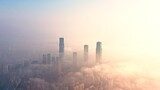 Morgennebel über der Skyline