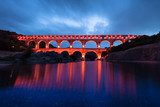 Römische Brücke im Abendlicht
