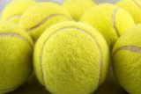 Samtig weiche Tennisball-Textur