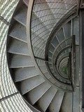 Spiralförmige Stahlarchitektur in Dynamik