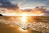 Strandlicht am Horizont