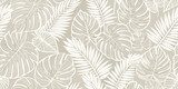 Tropische Eleganz in Beige