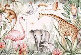 Tropische Tierwelt im Kinderparadies