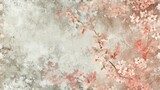 Zarte Kirschblüten im Vintage-Stil