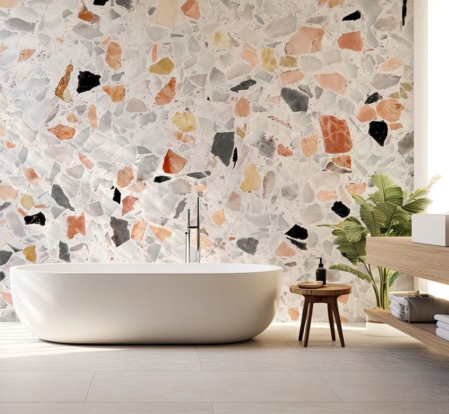 mosaikakzent im modernen interieur fototapeten texturen fototapeten demural