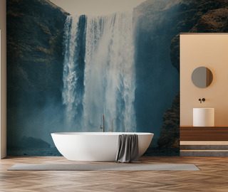 ruhe inmitten der kraft der natur fototapeten fur badezimmer fototapeten demural