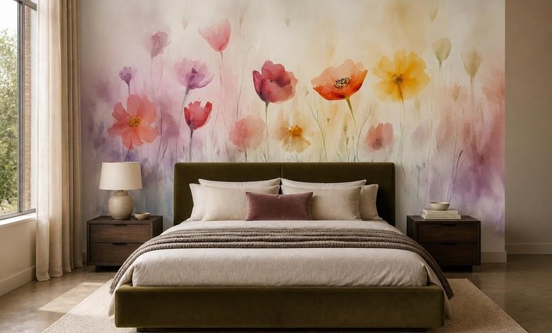 sanfte blumenpalette in harmonischer anordnung fototapeten blumen fototapeten demural