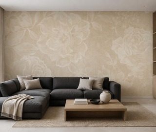 weiches licht auf zartem blumenmotiv fototapete furs wohnzimmer fototapeten demural
