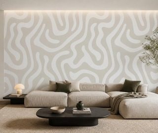 feinfuhliges spiel der linien in naturlicher farbgebung fototapete furs wohnzimmer fototapeten demural