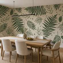 Zarte-gruntone-der-blatter-als-wanddekoration-fototapeten-texturen-fototapeten-demural