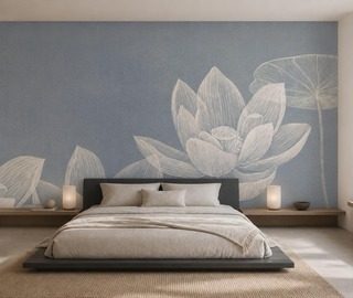 diffuses licht betont zarte bluten fototapete fur schlafzimmer fototapeten demural