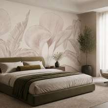 Minimalistisches-blattmotiv-in-gedampfter-farbpalette-fototapete-fur-schlafzimmer-fototapeten-demural