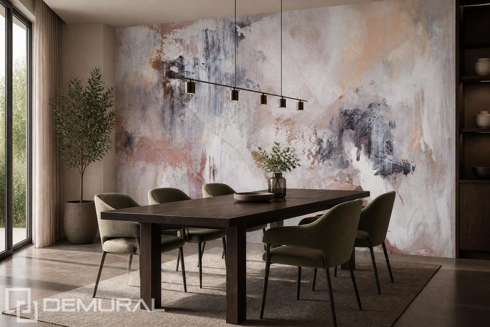 Moderne Abstraktion in erdigen Tönen Fototapeten Abstrakte Fototapeten Demural
