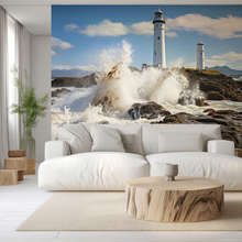 Wellen-schlagen-am-ufer-fototapeten-marinestil-fototapeten-demural
